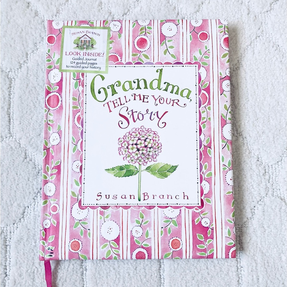 GRANDMA Keepsake JOURNAL "TELL ME YOUR STORY" LEGACY GIFT BOOK